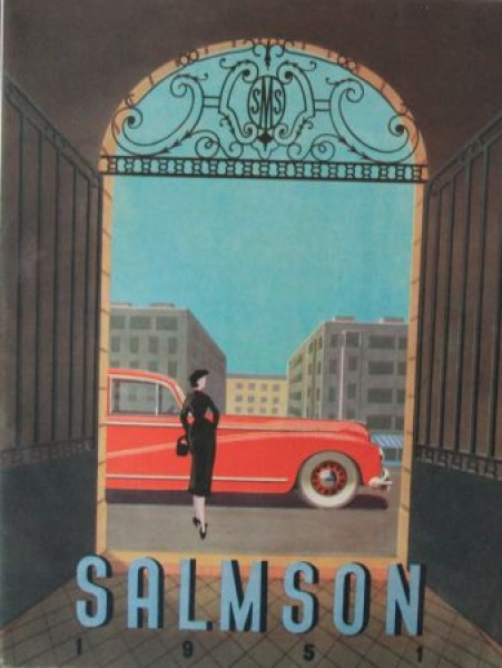 Salmson Modelprogram 1951 Carbrochure (9446)